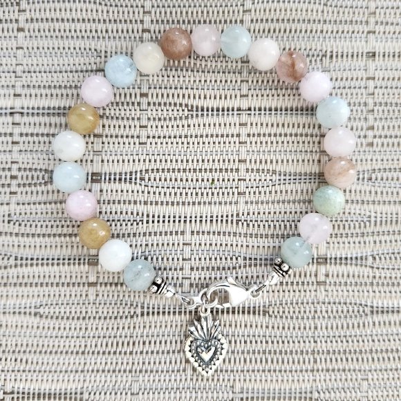 WOMENS CUSTOM ( NOT CHEAP STRETCH) ROCK STAR BRACELET . PREMIUM QUALITY. - Picture 1 of 2